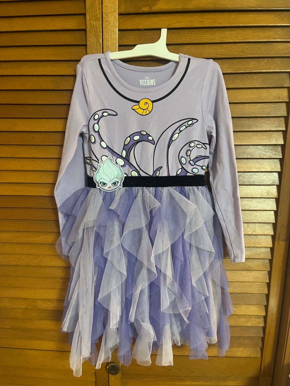 Disney Villains Girls Dress Ursula Little Mermaid Size 6/7